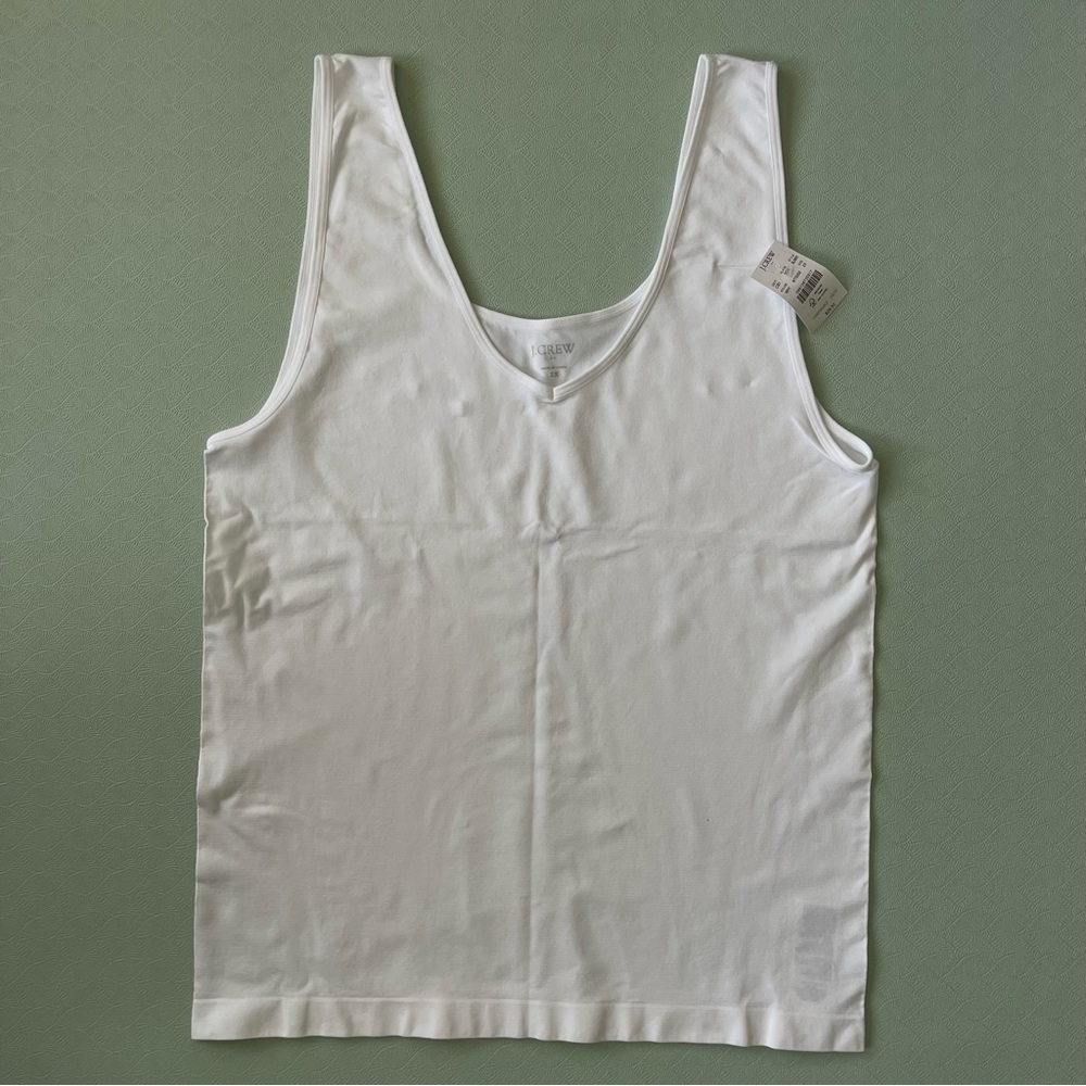 J. Crew Cream Sleeveless Tank Top